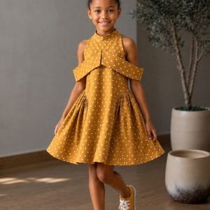 Polka in Bloom Marigold - Yellow