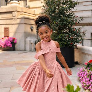 Polka in Bloom Peach